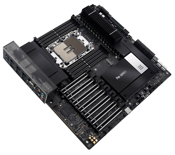 Материнская плата ASUS PRO WS W790E-SAGE SE, Intel® W790, 8*DDR5, 8*SATA, 3*M.2, 2 x SlimSAS, 5*USB 3.2, 2*USB 2.0,Type-C, 11*PCIx16, VGA, CEB; 90MB1C20-M0EAY0