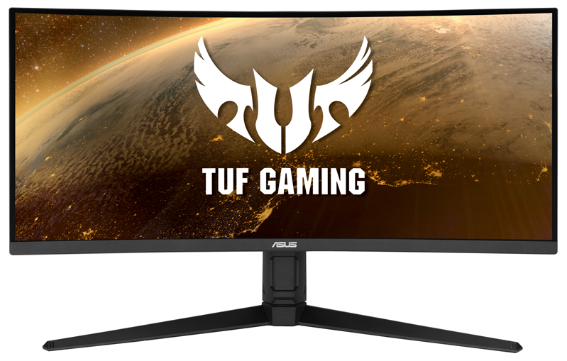 ASUS 34" TUF Gamming VG34VQL1B VA 1500R Curved 3440x1440 1ms 550cd HDR10 165Hz 2*HDMI 2*DP USB-Hub MM HAS Swivel Black