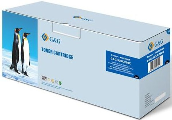 Тонер-картридж G&G toner-cartridge for HP LaserJet P2055d/P2055dn/ LaserJet Pro 400/M401/M401/MFP M425/MFP/ M425dn/MFP M425dw; Canon i-SENSYS LBP6300dn/6310dn/6650dn/6670dn 6500 стр. 3480B002 36 мес. гарантия