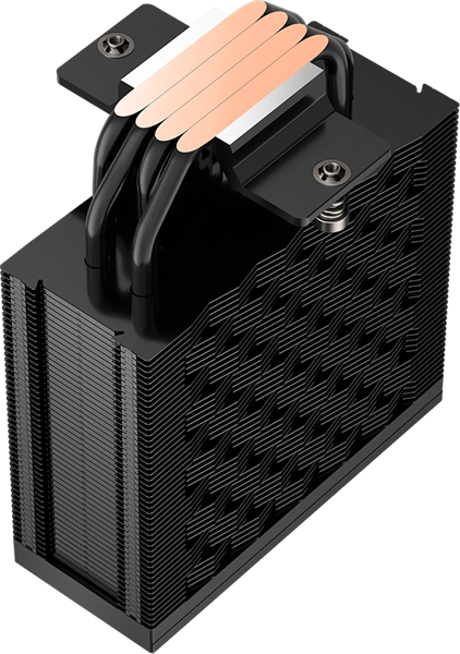 Кулер для процессора PCCooler RZ400 V2 BK, 120mm FAN, 4 HEAT PIPES, 4-PIN PWM, 500-2200 RPM, 32 DBA, FDB BEARING, LGA 1851/1700/1200/115X, AMD AM5/AM4