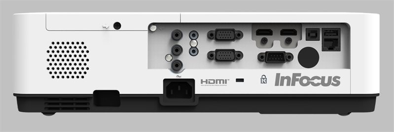 Проектор INFOCUS IN1024 3LCD,4000lm,XGA,1.48~1.78:1,50000:1,16W,2хHDMI1.4b,VGAin,CompositeIN,3,5audioIN,RCAx2IN,USB-A,VGAout,3,5audioOUT,RS232,MiniUSBBserv,RJ45,PJLink,3,3кг