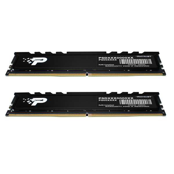 Оперативная память Patriot SL Premium DDR5 DIMM 32GB 4800MHz CL40 2*16GB 40-40-40-77 1.1V with HS