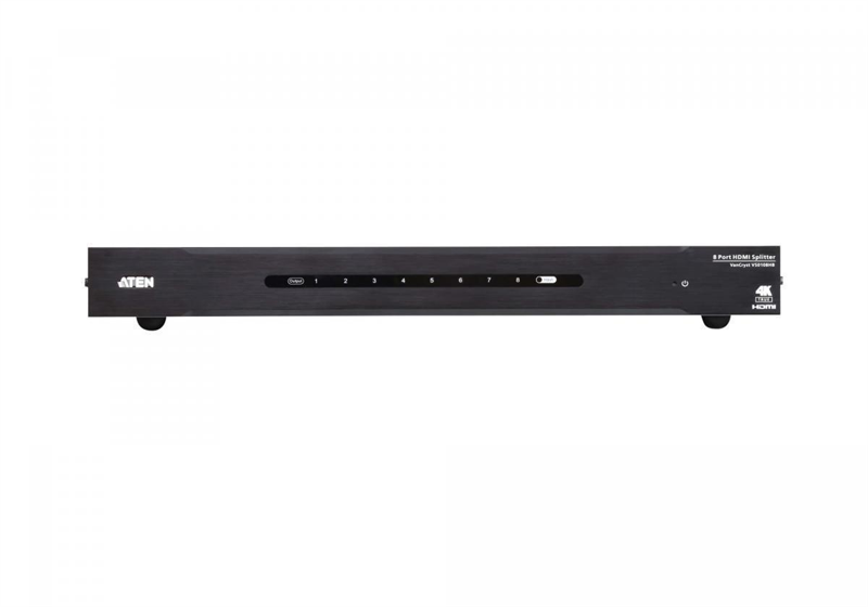 Разветвитель Aten ProAV-black: 8-портовый True 4K HDMI разветвитель