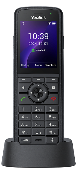 телефон YEALINK AX86R, экран 2.4", Wi-Fi 6, IP67, Alarm, виброоповещение, Bluetooth, 3.5 mm, Type-C, SNC, звук HD