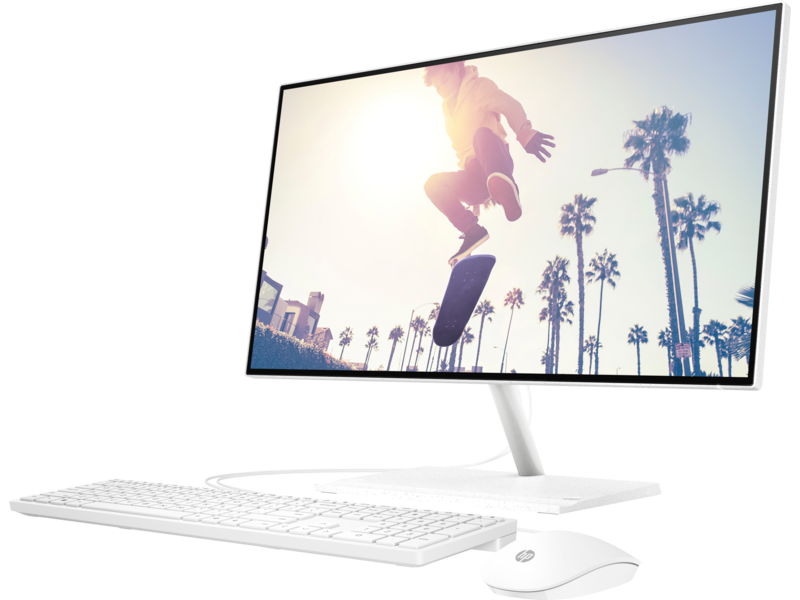 HP 24-ck0112ci NT 23.8" FHD(1920x1080) Core i7-1255U, 16GB DDR4 3200 (2x8GB), SSD 512Gb, Intel Internal Graphics, noDVD, kbd&mouse wired, HD Webcam, White, FreeDos, 1Y Wty