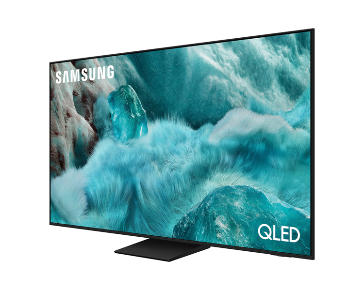Телевизор Samsung QLED TV QE55Q7F5AUXRU, 55', QLED, 4K 3840x2160, 60Hz, Tizen Smart TV, 20W, Tuner (DVB-T2/C/S2, PAL,SECAM), HDMI, USB, CI+, Wi-Fi, BT, LAN, Black