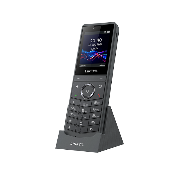 Wi-Fi телефон LINKVIL W620W Беспровод. Wi-Fi, 8 SIP-акк., 2.4" 240 х 320 Цвет. экран, защ. от падения с 1.8м., BT 5.0, бат. 3000 mAh
