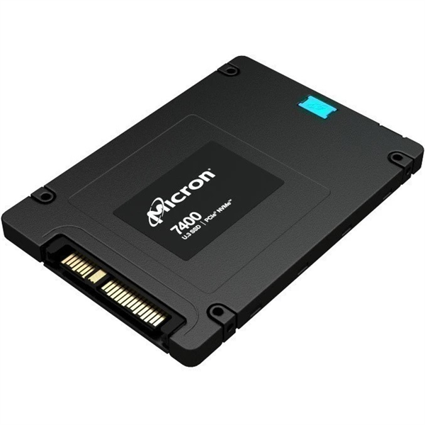 Твердотельный накопитель Micron 7400 MAX 3.2TB NVMe U.3 (15mm) PCIe NVMe Gen4 1x4 (v1.4) R6600/W3500MB/s 3D TLC MTTF 2М 800K/347K IOPS SSD Enterprise Solid State Drive, 1 year, OEM
