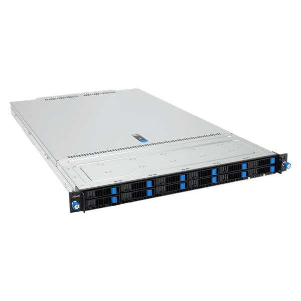 Серверная платформа ASUS RS700-E12-RS12U, 1U, 2 x Intel Xeon 6 LGA 4710, 32 x DDR5 6400, 12 x 2.5" hsb NVMe SATA* SAS*, 2 x PCIE Gen5 x16, 2 x OCP3.0, 2 x M.2 Gen5 x2 (2280 2260), PSU 2x 2000W