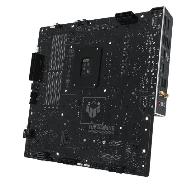 Материнская плата ASUS TUF GAMING B760M-BTF WIFI D4, LGA1700, B760, 4*DDR4, 4*SATA, 3*M.2, 4*USB 3.2, 3*USB 2.0, Type-C, 2*PCIx16, 1*PCIx1, DP+HDMI, mATX; 90MB1E50-M0EAY0