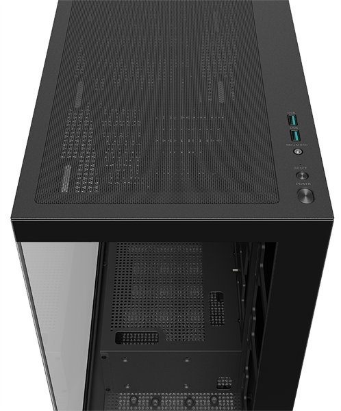корпус Deepcool CG580 без БП, боковое окно (панорама), черный, ATX (R-CG580-BKNDA0-G-1) (незначительное повреждение коробки)