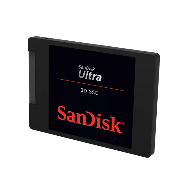 Твердотельный накопитель SanDisk Ultra 3D SSD 2,5” SATA 1Tb, TBW 400, SDSSDH3-1T00-G26, 1 year