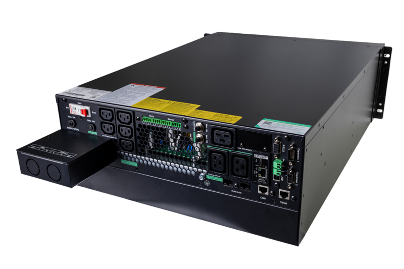 Источник бесперебойного питания Systeme Electric Smart-Save Online SRT, 5000VA/5000W, On-Line, Extended-run, Rack 4U (Tower convertible), LCD, 5xC13, 3xC19, USB, RS-232, Pre-Inst. Web/SNMP
