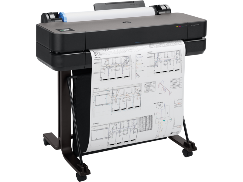 Широкоформатный принтер HP DesignJet T630 (24",4color,2400x1200dpi,1Gb,30spp(A1),USB/GigEth/Wi-Fi,stand,mediabin,rollfeed,sheetfeed,tray50(A3/A4), autocutter,GL/2,RTL,repl. 5HB09A, 5ZY59A)