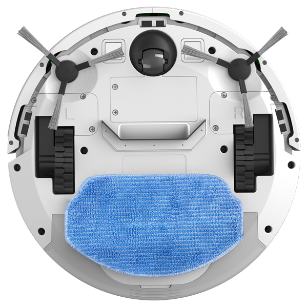 Робот-пылесос IRBIS Bean 0121, 2600 мАч, 28 Вт, белый. Robot vacuum IRBIS Bean 0121, 2600 mAh, 28W, white. Incl.: charging stat, power adapter, remote, AAA batt. 2, nozzle & cloth for wet, water tank, dust collector, brushes 2, fitler 4, (б/у,потертости)