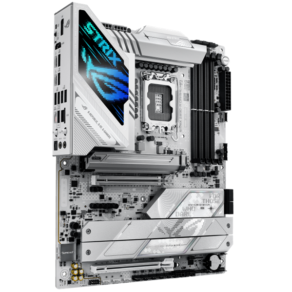 Материнская плата ASUS ROG STRIX Z890-A GAMING WIFI, LGA1851, Z890, 4*DDR5, 4*SATA, 5*M.2, 7*USB 3.2, Type-C, 2*PCIx16, 2*Thunderbolt™ 4, HDMI+DP, ATX; 90MB1I90-M0EAY0