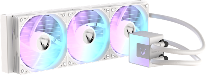 Система водяного охлаждения Formula V Line ICE JET GLOW 360 WH, 360mm, 3x120mm, ARGB fans, LGA115X/1200/1700/1851, AM4/AM5