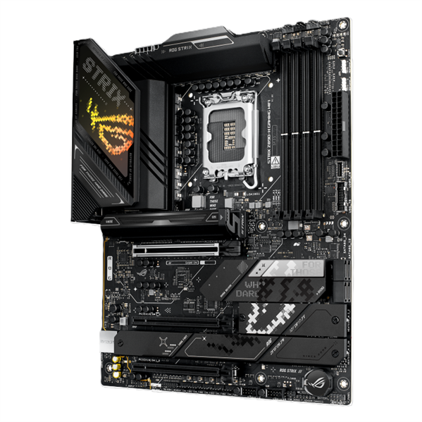 Материнская плата ASUS ROG STRIX Z890-H GAMING WIFI, LGA1851, Z890, 4*DDR5, 4*SATA, 5*M.2, 8*USB 3.2, 2*Type-C, 3*PCIx16, HDMI+DP, ATX; 90MB1K20-M0EAY0
