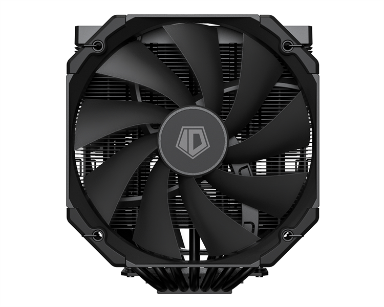 Кулер для процессора ID-COOLING FROZN A720 BLACK LGA1700/1200/115X/AM5/AM4 (6шт/кор, TDP 300W, PWM, черный, 7 тепл.трубок + медная база, DUAL FAN 140mm) RET