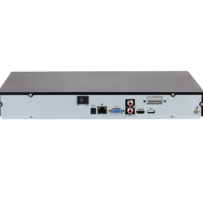 Видеорегистратор DAHUA 16-канальный IP-видеорегистратор 4K и H.265+ Входящий поток до 160Мбит/с; сжатие: H.265+, H.265, H.264+, H.264; разрешение записи до 12Мп; накопители: 2 SATA III до 20Тбайт; воспроизведение: 8кн