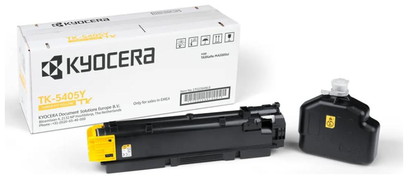 Тонер Kyocera Тонер-картридж TK-5405Y для TASKalfa MA3500ci жёлтый (10000 стр.)