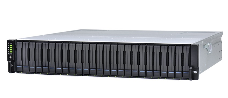 дисковая полка Infortrend JBOD 2U/25bay (GS) dual redundant controller expansion enclosure 8x 12Gb SAS ports, 2x(PSU+FAN module),25xdrive trays,2x12G to 12 G SAS cables,1xRackmount kit (JB 3025RBA)