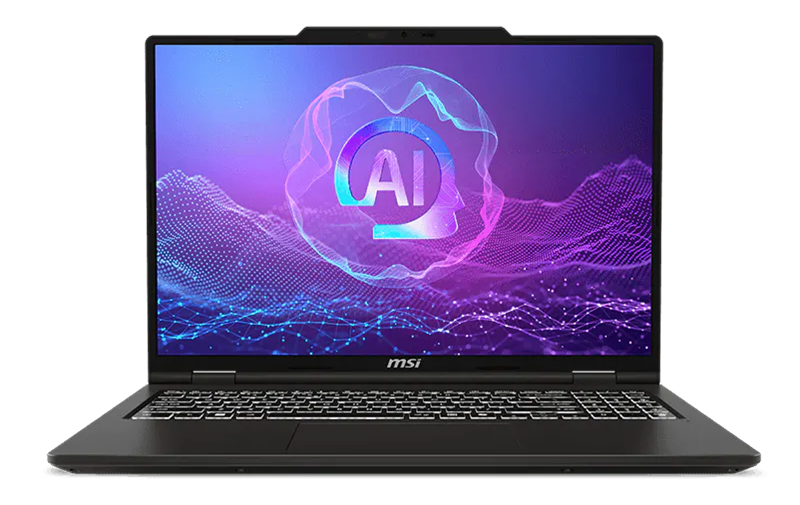 Ноутбук MSI VenturePro Core 7 240H, 16" 16:10 2K OLED (2048x1280),64GB (32GB*2)DDR5, 1TB SSD, RTX5060 8GB GDDR7, DOS,2y