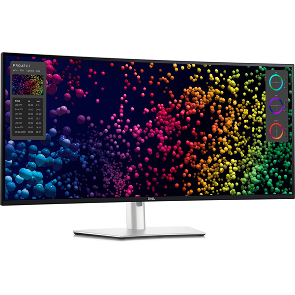 Dell 40" U4025QW, Curved Thunderbolt™ Hub Monitor 2500R IPS Black Technology, 5120 x 2160 at 120 Hz, 2000:1, 21:9, 600 cd/m2 (HDR peak), 5 ms, H-AD, Built-in speaker 2 x 9 W"