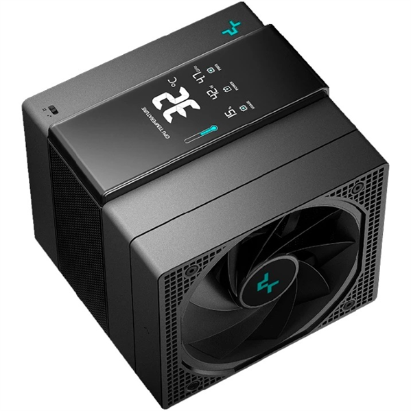 Кулер для процессора DEEPCOOL ASSASSIN IV VC VISION LGA20XX/1700/1200/115X/AM5/AM4 (6шт/кор,TDP 300W, PWM, DUAL FAN 140mm + 120mm, DUAL Heatsink, 7 Heatpipe, Copper Base) RET (R-ASN4-BKNVMD-G)
