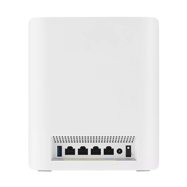 роутер ASUS BT8(W-1-PK)//1 access point /802.11b/g/n/ac/ax/be, 688 + 8643Mbps, 2,4 + 6 gGz, white