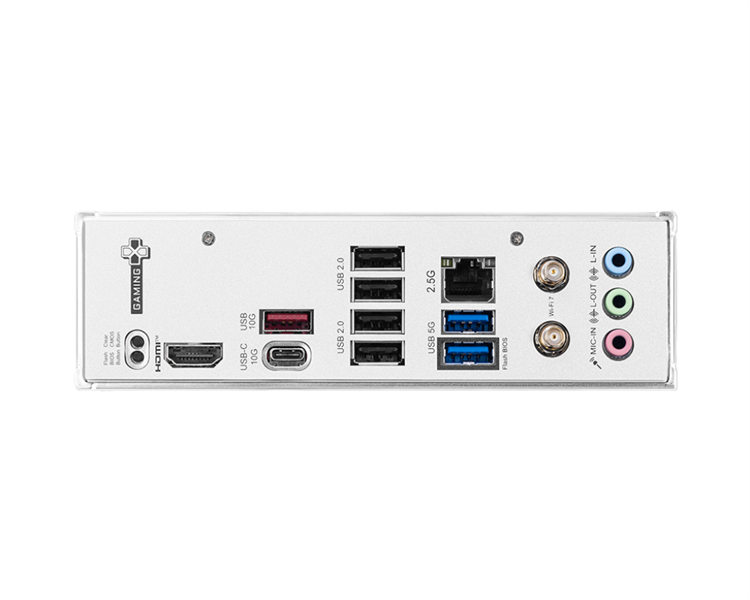 Материнская плата MSI B840 GAMING PLUS WIFI ,B840,AM5,4DDR5,5PCI-Ex16,2M.2,4SATA3,2USB10G(1A+1C),5USB5G
