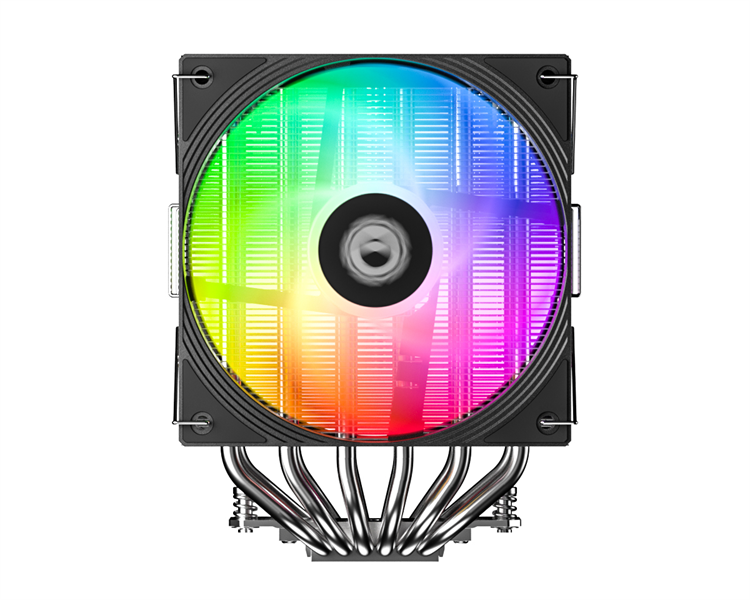 Кулер для процессора ID-COOLING FROZN A620 PRO SE ARGB LGA1700/1200/115X/AM5/AM4 (8шт/кор, TDP 260W, PWM, черный, 6 тепл.трубок + медная база, DUAL ARGB FAN 120mm) RET