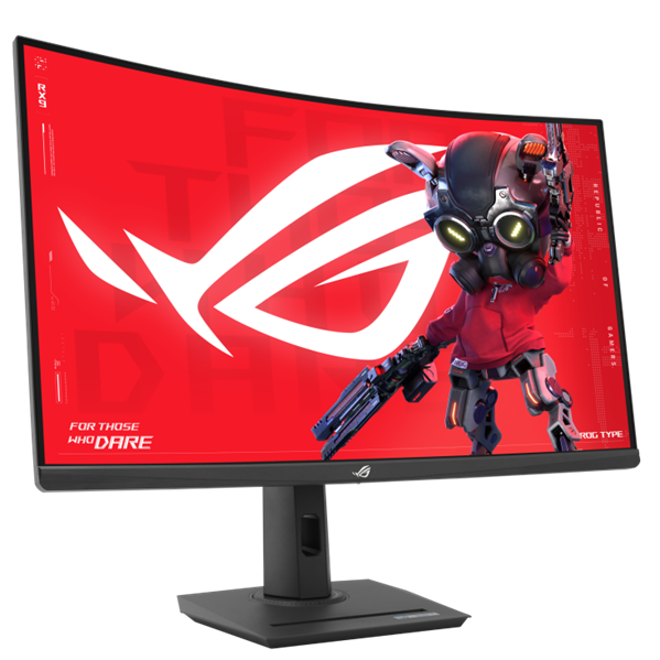 Монитор ASUS 31.5"XG32WCMS VA Curved 2560x1440 1ms GTG 280Hz 350cd DP HDMI USB Type-C HAS Black (существенное повреждение коробки)