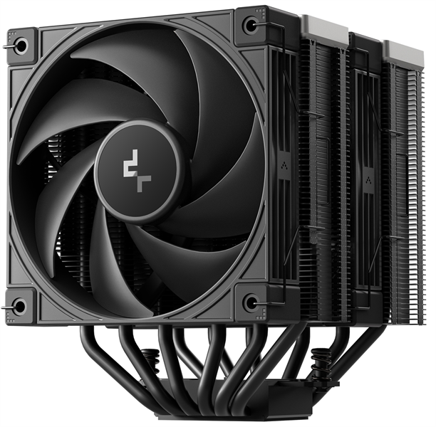Кулер для процессора DEEPCOOL AK620 G2 DIGITAL NYX LGA1851/1700/1200/115X/AM5/AM4 (8шт/кор, TDP 260W, PWM, DUAL Fan 120mm, 6 тепл. трубок, Copper Base, черный) RET (R-AK620G2-BKNNMN-GJD-1)