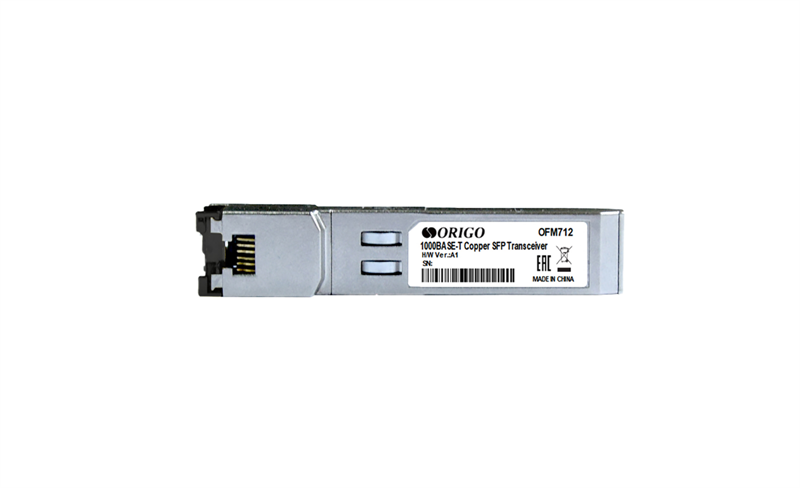 SFP-трансивер ORIGO SFP-трансивер, 1000Base-T (RJ-45), до 100 м