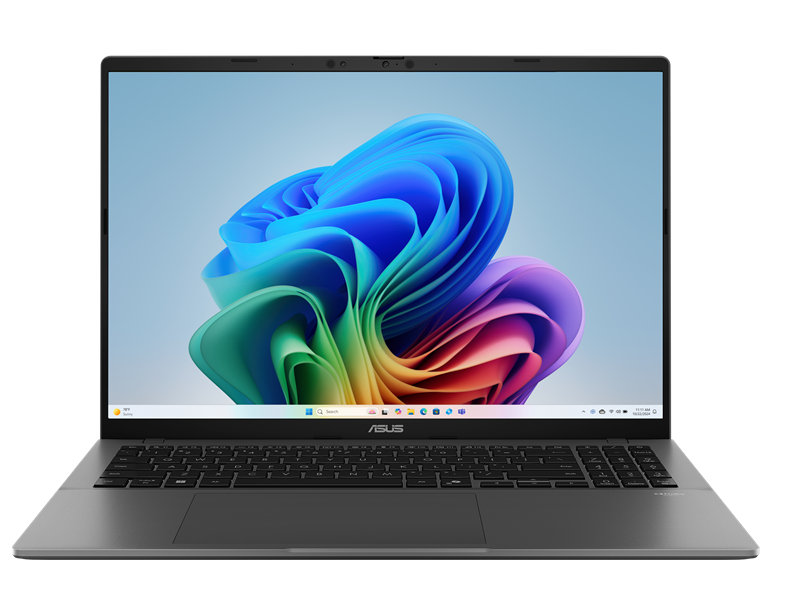 ASUS Vivobook S16 S3607QA-SH062W Snapdragon X X1 26 100 Qualcomm LPDDR5X 16GB 1TB PCIE G4 SSD Adreno GPU /16" OLED WUXGA WIN11 HOME 1.49 kg Matte Gray