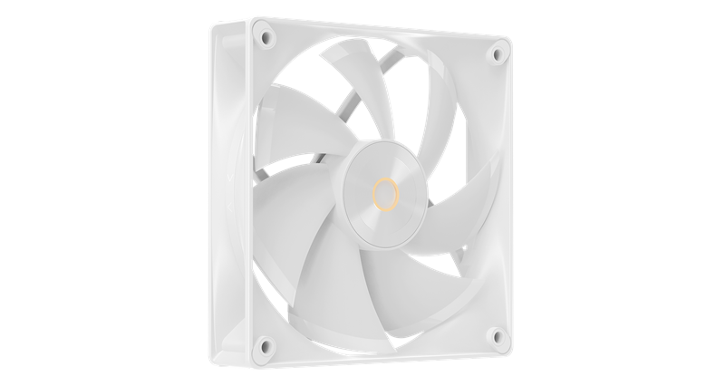 Вентилятор для корпуса Ocypus Delta F12 WH, 120x120x25mm, 4-PIN PWM, 500-2000 RPM, 29 DBA MAX, HYDRO BEARING