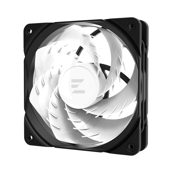 Вентилятор для корпуса ZALMAN ZM-AF120R ARGB BLACK, REVERSE, 120x120x25mm, 4-PIN PWM, 800-1500 RPM, 24,3 DBA MAX, HYDRO BEARING