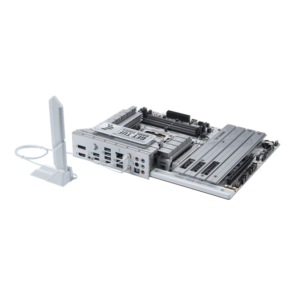Материнская плата ASUS TUF GAMING Z890-PRO WIFI, LGA1851, Z890, 4*DDR5, 4*SATA, 4*M.2, 6*USB 3.2, 2*PCIx16, 1*PCIx4, 2*PCIx1, 2*Thunderbolt™ 4, HDMI+DP, ATX; 90MB1IR0-M0EAY0