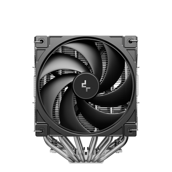 Кулер для процессора DEEPCOOL AG620 G2 LGA1954/1851/1700/AM5/AM4 (9шт/кор, TDP 270W, PWM, DUAL Black Fan 120mm, 6 тепл. трубок, черный) RET (R-AG620-BKNPMG2-G)