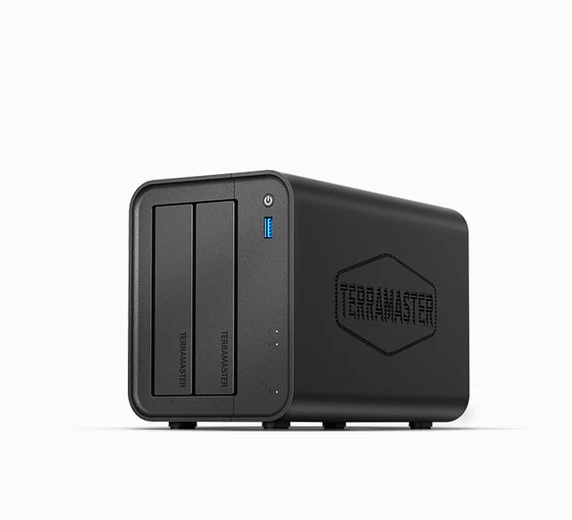 Система хранения данных TerraMaster F2-425 tower NAS QC 2.0Ghz/4Gb(upto 16Gb)/JBOD,RAID0,1,TRAID(+)/up to 2 HS SATA(3,5' or 2,5')/2xUSB3.2(10Gb)/1xUSB3.2(5Gb)/1x2,5Gb RJ-45/iSCSI/1xPS/1YW (repl F2-212, F2-223)