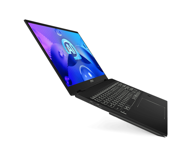 MSI Summit 16 E16 AI Studio Core Ultra 7 155H 16" 16:10 QHD+ (2560x1600),IPS,Touch,Pen, LPDDR5 16GB,1TB SSD, NV RTX 4050, GDDR6 6GB,Black,82Whr,2,1kg,2y,Win11 Pro,KB Eng/Rus
