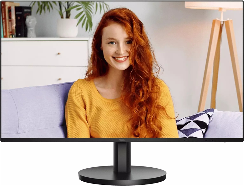 Монитор 27" AOC 1920х1080 WLED 16:9 IPS 300cd, 1500:1, 20M:1, 4ms, 178°/178°, VGA, HDMI, DP, 120Hz, Speakers, Tilt, Internal, VESA, Black, 3y