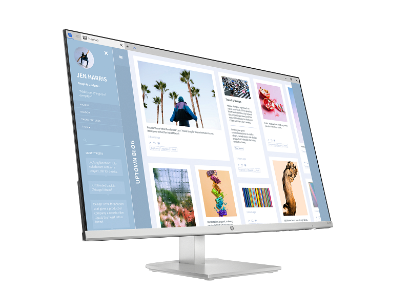 Монитор HP Series 5 27 inch - 527sh Monitor 1920x1080 FHD, 16:9, IPS, 300 cd/m2, 5 ms, 178°/178°, 2xHDMI, VGA, 100 Hz, Tilt, HAS, Vesa
