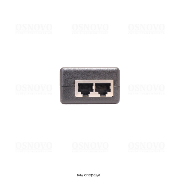 PoE-инжектор OSNOVO Midspan-1/300GA PoE-инжектор Gigabit Ethernet на 1 порт, мощностью до 30W. Совместим с оборудованием PoE IEEE 802.3af/at. Мощность PoE на порт - до 30W. Напряжение PoE - 48V(конт. 4,5(+), 7,8(-