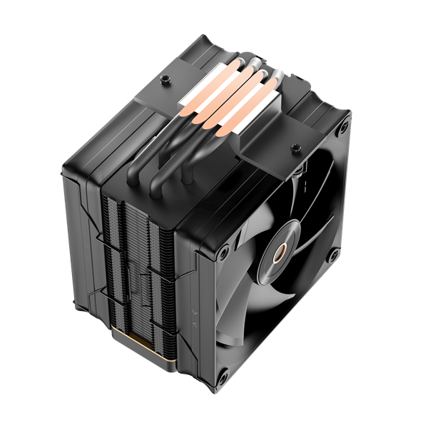 Кулер для процессора Ocypus Iota A40 BK Dual Fan, 2x120mm FAN, Display Panel, 4 HEAT PIPES, 4-PIN PWM, 500-2000 RPM, 29DBA, FDB, LGA115X/1200/1700/18XX, AM4/AM5