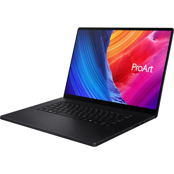 Ноутбук ProArt P16 H7606WM-ME047X AMD Ryzen AI 9 HX 370 2.0GHz LPDDR5X 32GB 2TB PCIE G4 SSD Nvidia RTX 5060 ( 8GB GDDR7 ) 16.0" 4K (3840 x 2400) OLED 16:10 60Hz WIN11 PRO 1.80 kg Nano Black