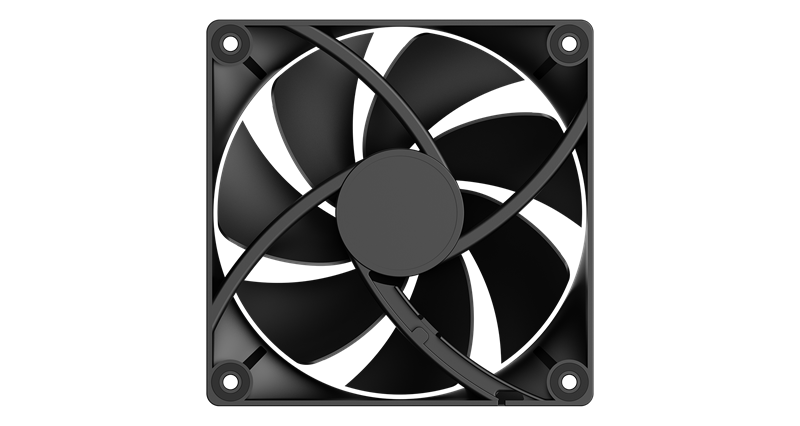 Вентилятор для корпуса Ocypus Delta F12 BK, 120x120x25mm, 4-PIN PWM, 500-2000 RPM, 29 DBA MAX, HYDRO BEARING