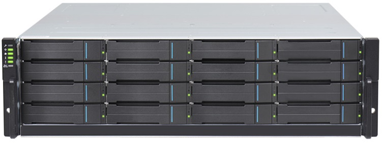 Система хранения данных Infortrend EonStor GS 4000 Gen2 2U/25bay Dual controller, 4x12Gb/s SAS, 8x10GbE(SFP+)+4xhost board,4x4Gb,2x(PSU+Fan),2x(SuperCap.+Flash),25xdrive trays,1xRMKit (GS 4025R2CBF-D)