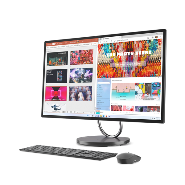 Lenovo Yoga AIO 9 32IRH8 31.5" UHD (3840x2160) IPS 495N, i9-13900H, 32GB LPDDR5-5600, 1TB SSD M.2, NVIDIA RTX 4050 6GB, WiFi 6E, BT5.3, 0.5MP+IR Cam, Wireless KB&Mouse, NoOS, Storm Grey, 1Y